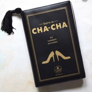 kate spade learn to cha cha leather clutch bag nwot